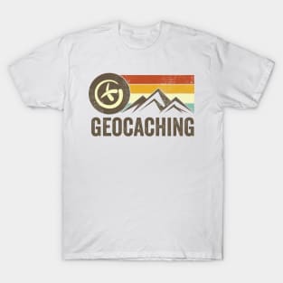 Geocaching Retro Vintage T-Shirt